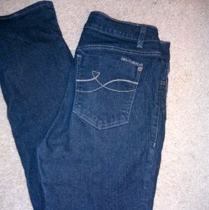 Straight leg jeans